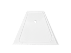 SP6034 White Rectangle Center Drain Shower Pan