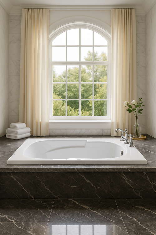 AR6032 - Acrylic Drop In Rectangle Soaking Bathtub