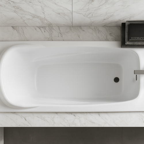 AT7136 – 71″L x 36″W x 18.5″H – Acrylic Drop In Rectangle Soaking Bathtub
