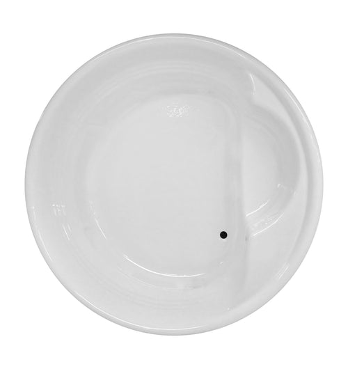 FL7272 – 72″L x 72″W x 18″H – Acrylic Drop In Round Soaking Bathtub