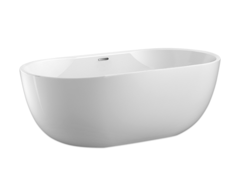 Aiden II 69″ Freestanding Deck Mount Faucet Soaking Tub
