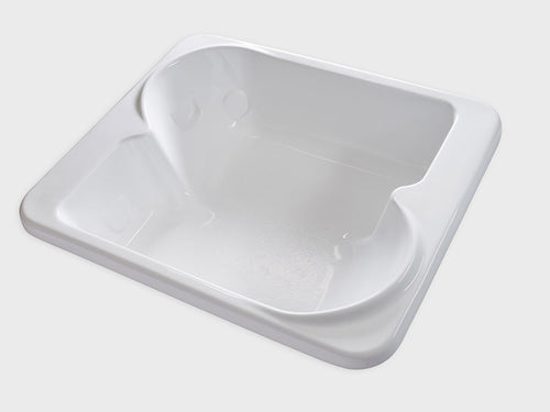BE7260 – 72″L x 60″W x 19″H – Acrylic Drop In Two Person Soaking Bathtub