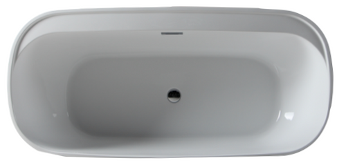 Graceful II 67″ Freestanding Deck Mount Faucet Soaking Tub