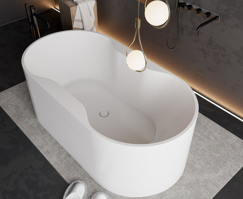 Harmony II 67” Freestanding Deck Mount Faucet Soaking Tub