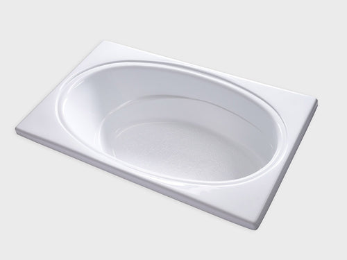 SR7242 – 72″L x 42″W x 19″H – Acrylic Drop In Oval Soaking Bathtub