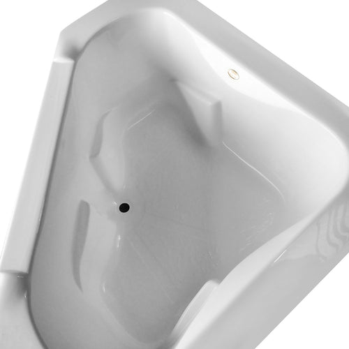 CT6060 - 60″L x 60″W x 19.5″H Acrylic Drop In Corner Bathtub