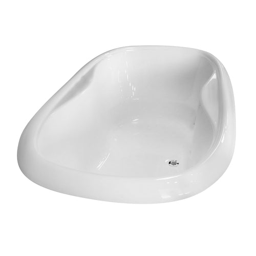 TOD6841 – 68″L x 41″W x 20″H – Acrylic Drop In Oval Soaking Bathtub