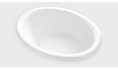 DJO5839 – 58″L x 39″W x 18.5″H – Acrylic Drop In Oval Air Bathtub