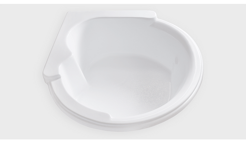 CW6464 - 64” Drop In Acrylic Round Corner Bathtub