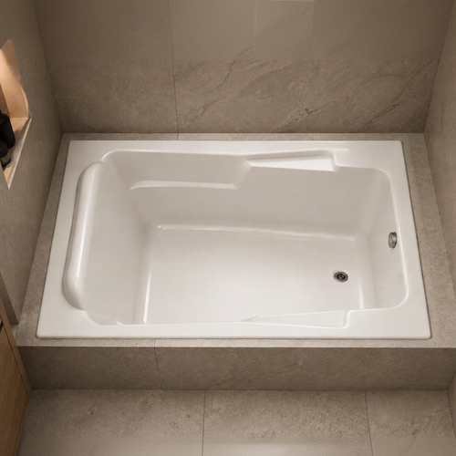 SR7148 – 71″L x 48″W x 19.5″H – Acrylic Drop In Two Person Soaking Bathtub