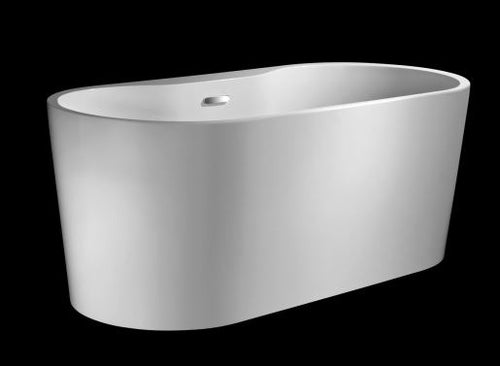 Reflection I 59” Freestanding Deck Mount Faucet Soaking Tub