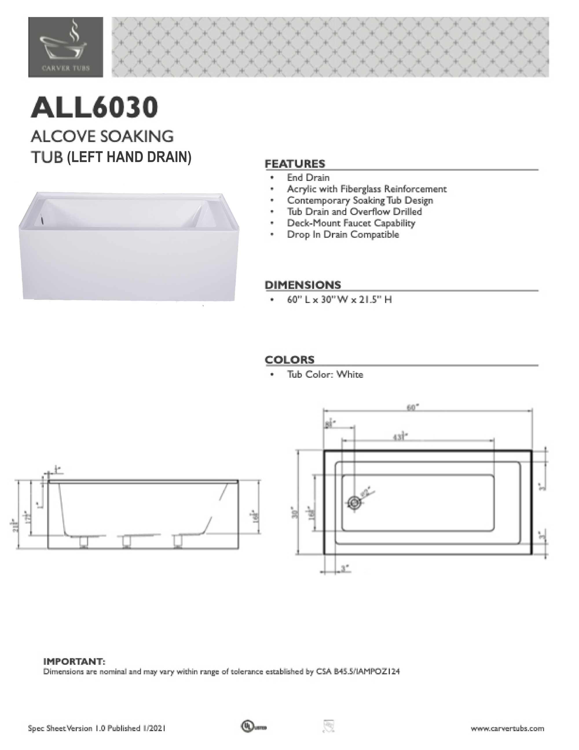 Specifications
