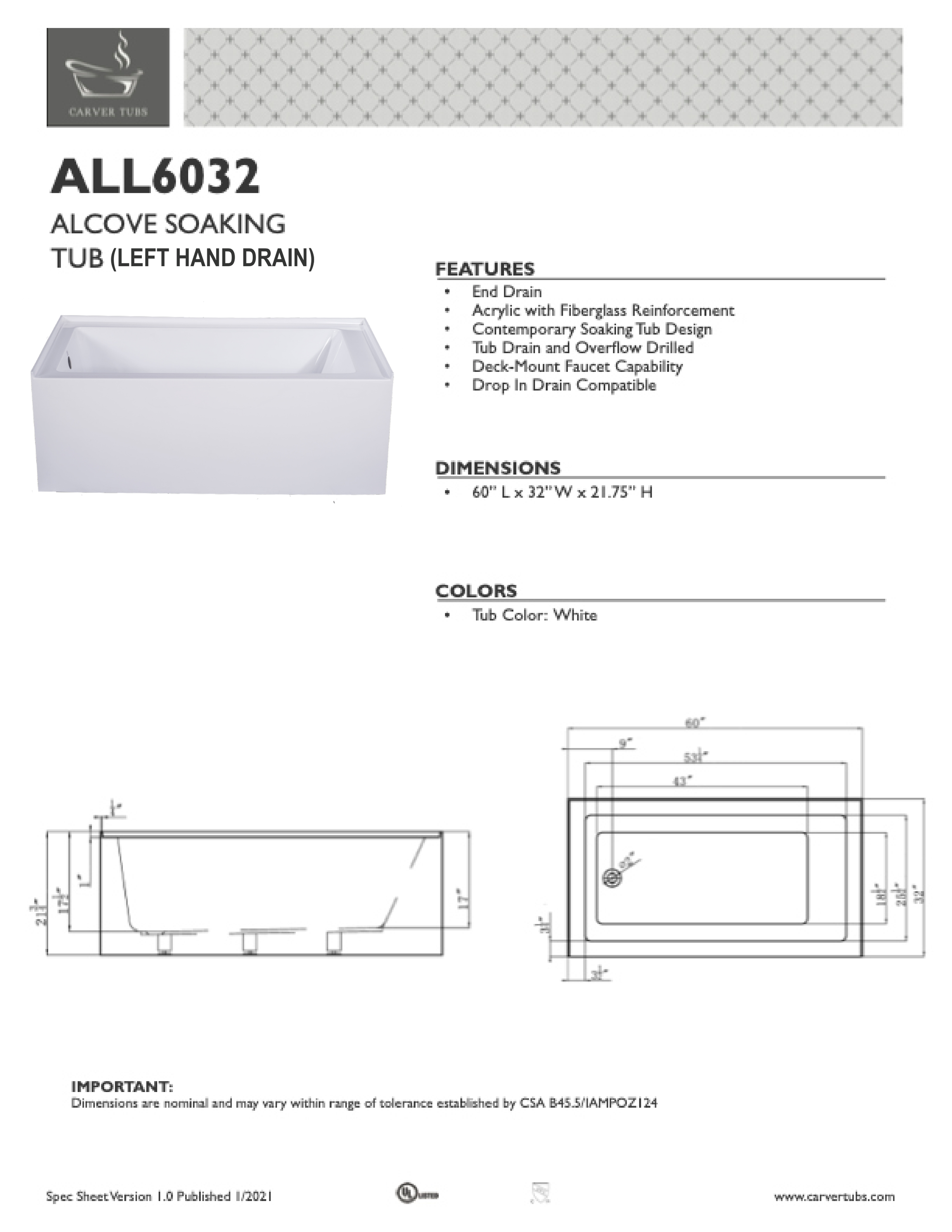 Specifications