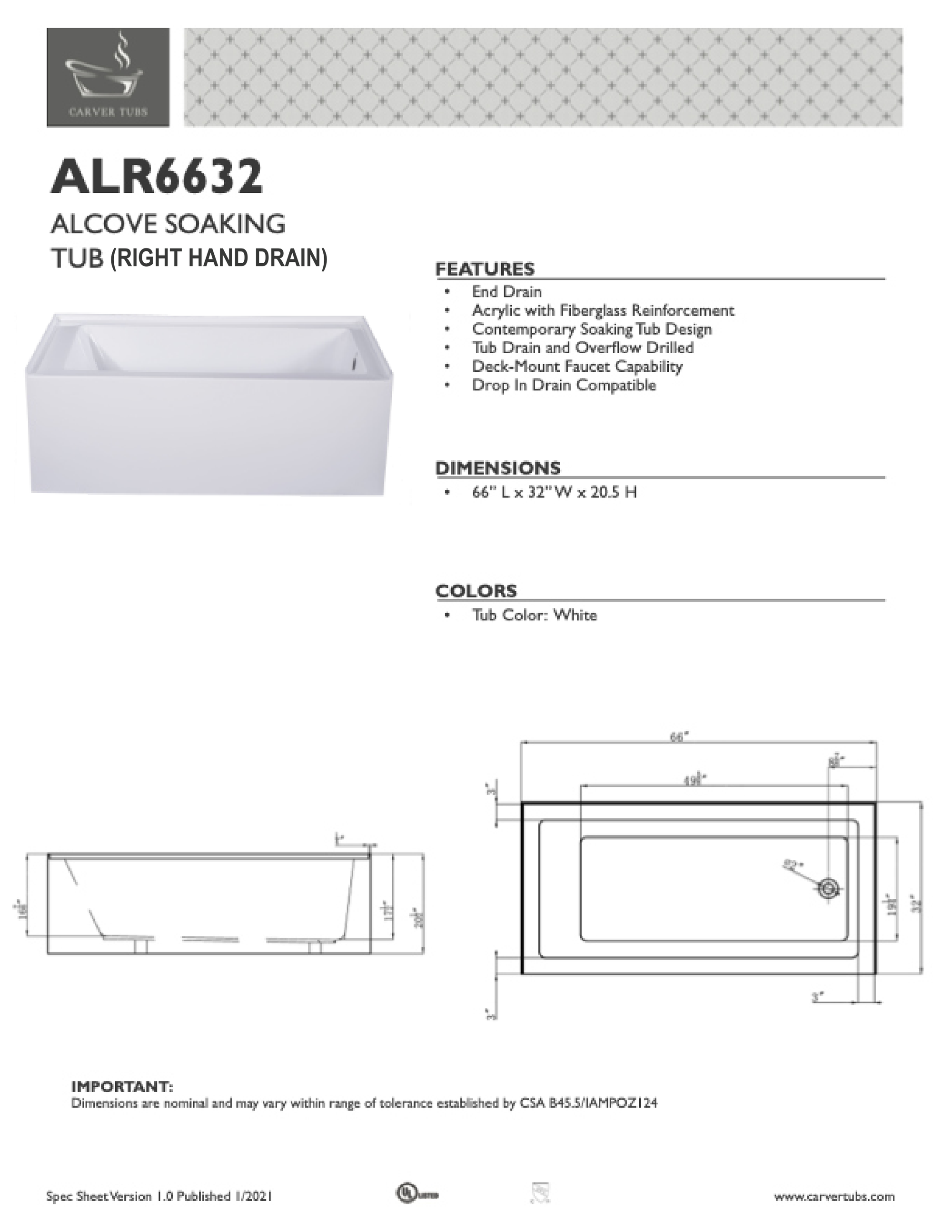 specifications