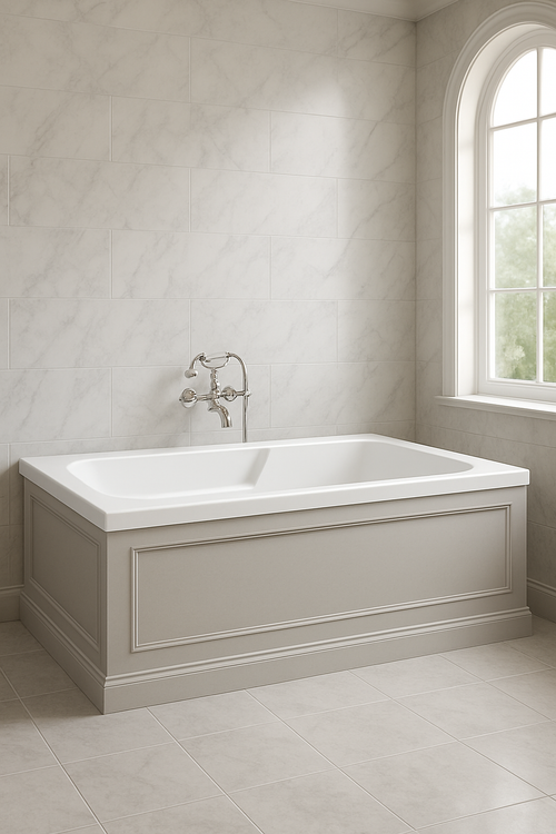 AR6032 - Acrylic Drop In Rectangle Soaking Bathtub