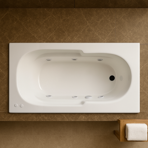AR6032 - Acrylic Drop In Rectangle Soaking Bathtub