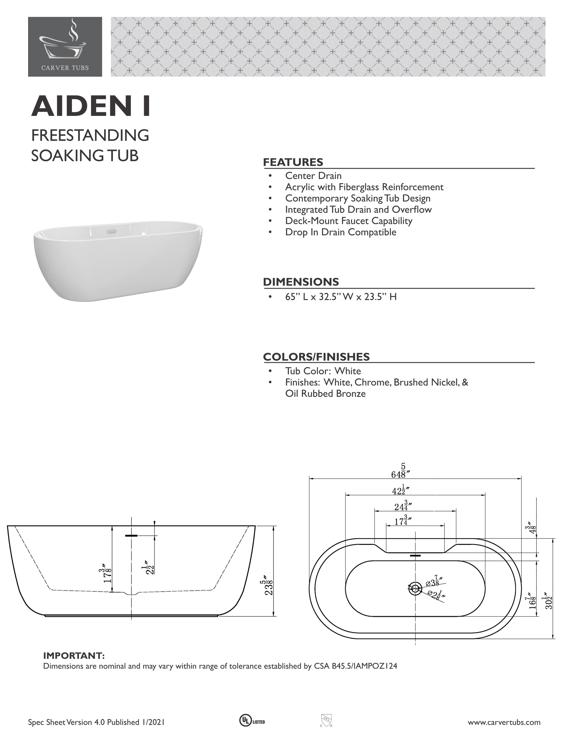 Specifications