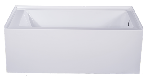 ALR6030 Alcove Bathtub 60″ x 30″ White, Right End Drain