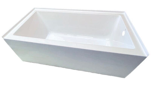 ALR6030 Alcove Bathtub 60″ x 30″ White, Right End Drain