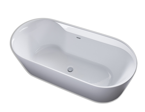 Amur I 70″ Freestanding Deck Mount Faucet Soaking Tub