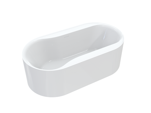 Bella 75" Freestanding Deck Mount Soaking Tub