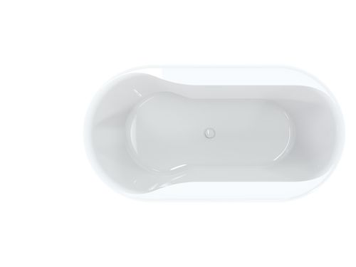 Bella 75" Freestanding Deck Mount Soaking Tub