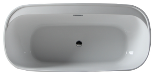 Graceful I 59″ Freestanding Deck Mount Faucet Soaking Tub