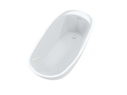 Radiance 69″ Freestanding Deck Mount Faucet Soaking Tub