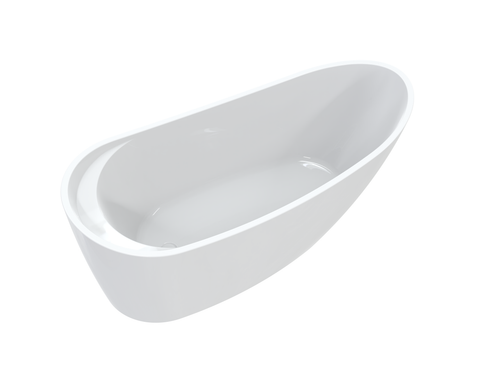 Fiji 67″ Freestanding Deck Mount Faucet Soaking Tub