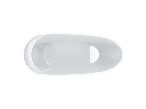 Fiji 67″ Freestanding Deck Mount Faucet Soaking Tub