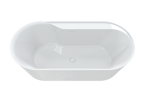 Amur II 72″ Freestanding Deck Mount Faucet Soaking Tub