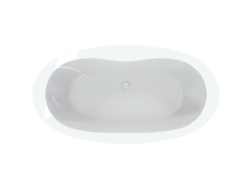 Contour 68” Freestanding Deck Mount Faucet Soaking Tub