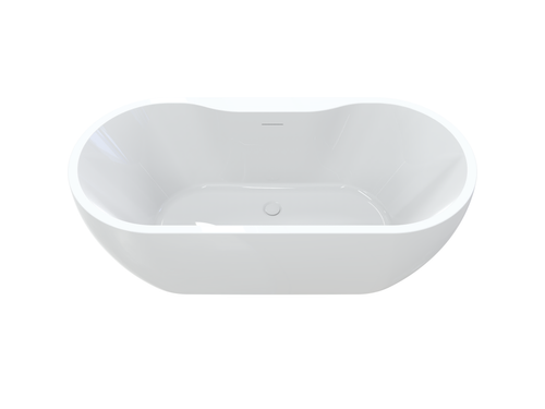 Aiden II 69″ Freestanding Deck Mount Faucet Soaking Tub