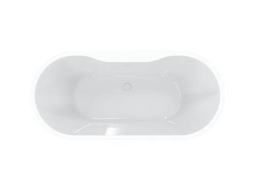 Aiden II 69″ Freestanding Deck Mount Faucet Soaking Tub