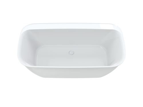 Zen 63″ Freestanding Deck Mount Faucet Soaking Tub