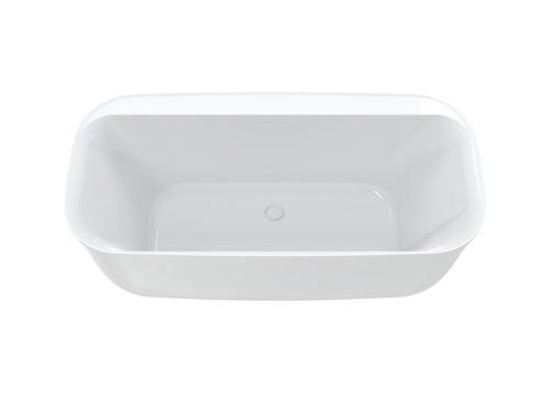 Whisper 67" Freestanding Deck Mount Soaking Tub