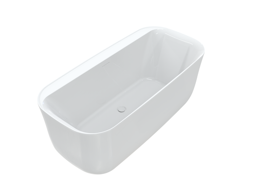 Whisper 67" Freestanding Deck Mount Soaking Tub