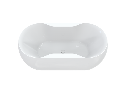 Joyful 75" Freestanding Deck Mount Soaking Tub