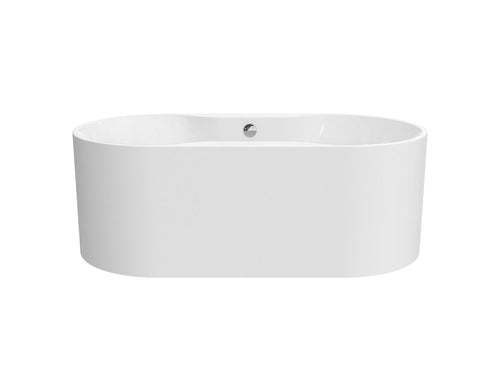 Harmony II 67” Freestanding Deck Mount Faucet Soaking Tub