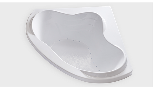 JT5959 – 59″L x 59″W x 21.5″H – Acrylic Drop In Corner Air Bathtub