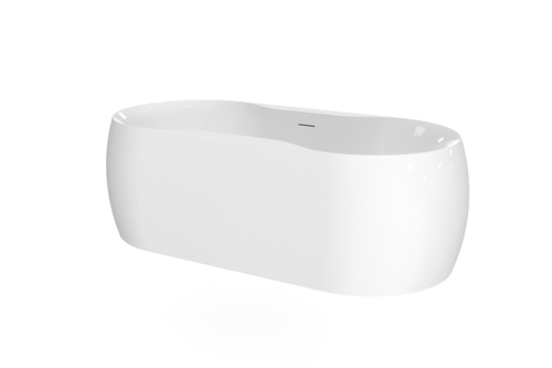 Joyful 75" Freestanding Deck Mount Soaking Tub