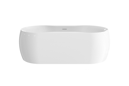 Joyful 75" Freestanding Deck Mount Soaking Tub