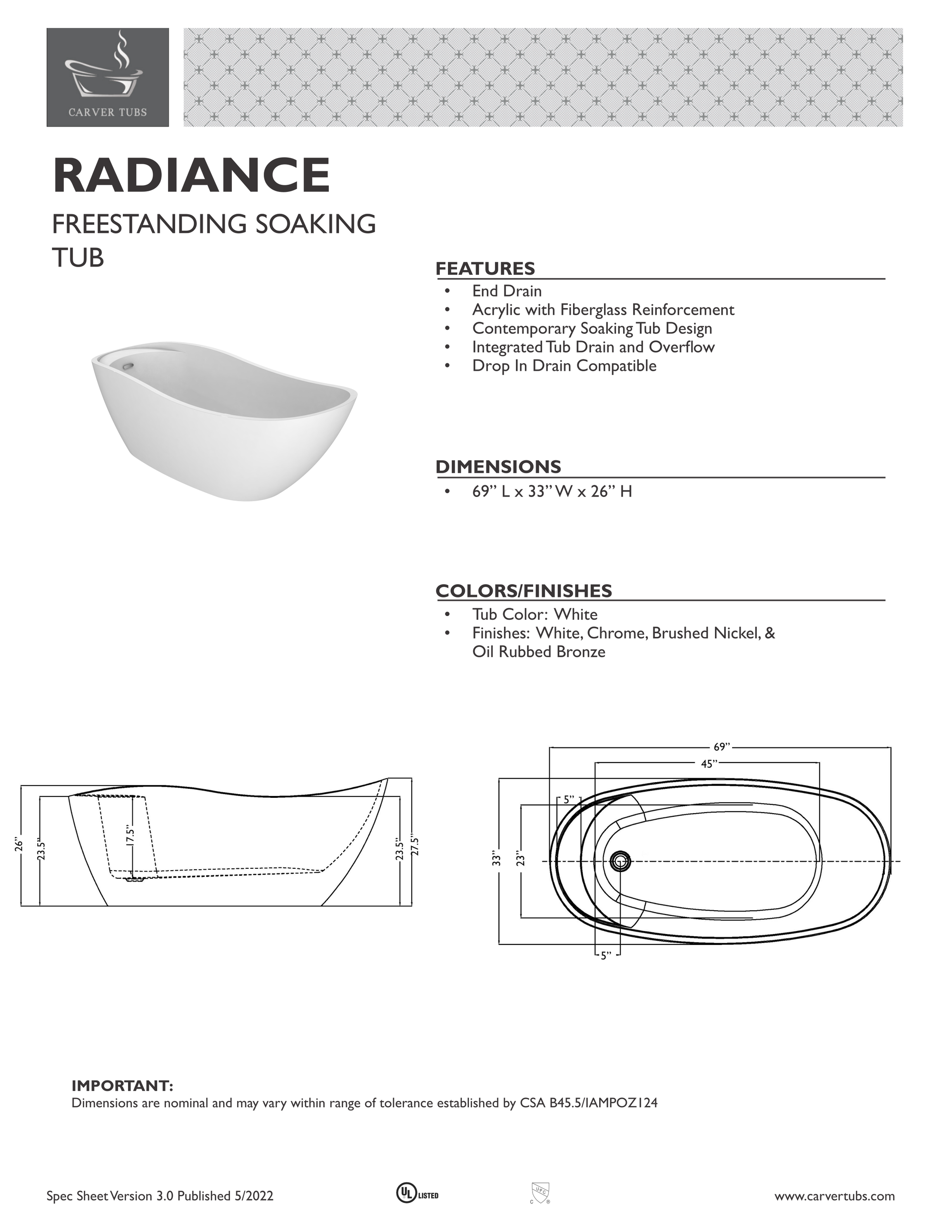 Specifications