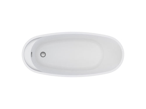 Radiance 69″ Freestanding Deck Mount Faucet Soaking Tub