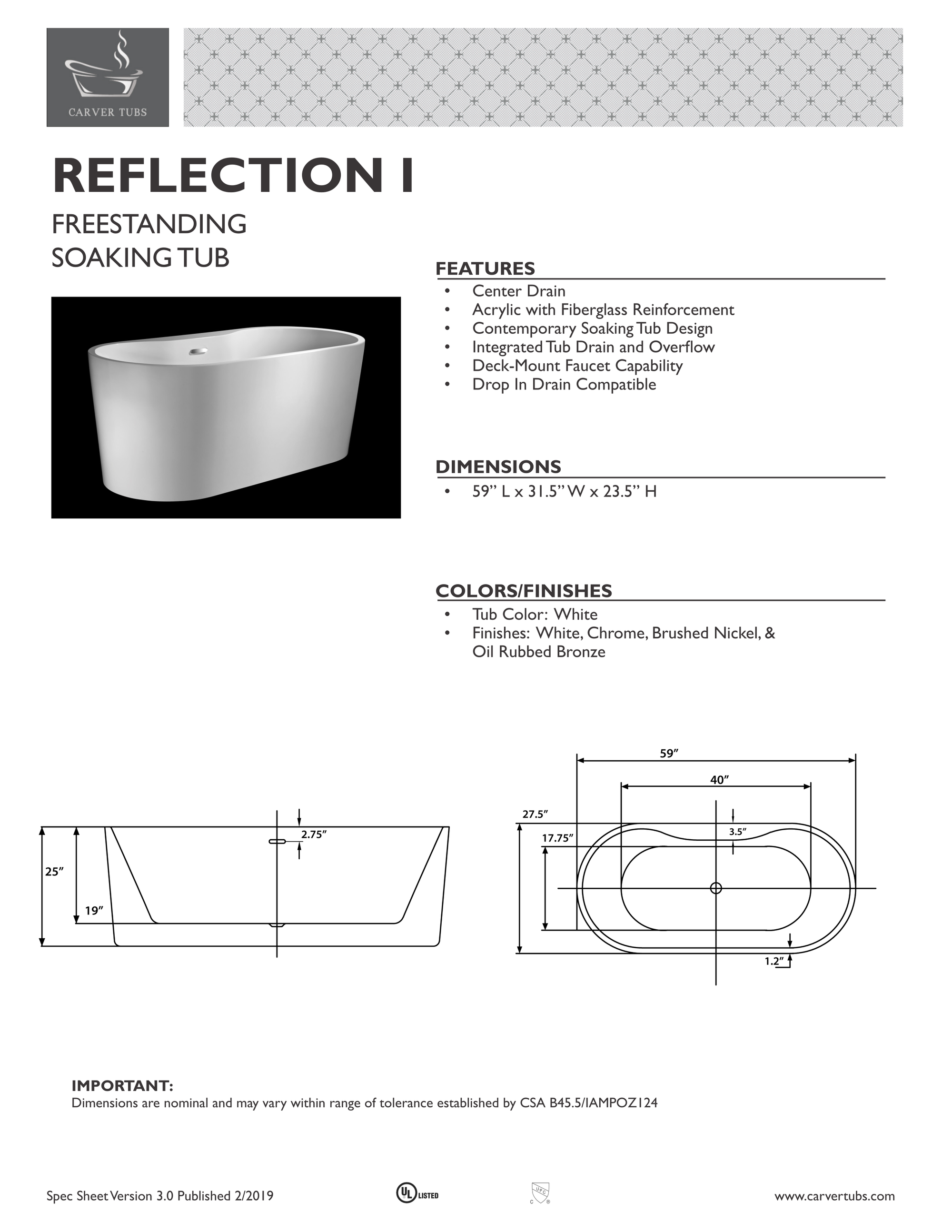 Specifications