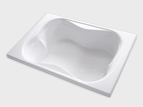 TMS7248 – 72″L x 48″W x 18″H – Acrylic Drop In Two Person Soaking Bathtub