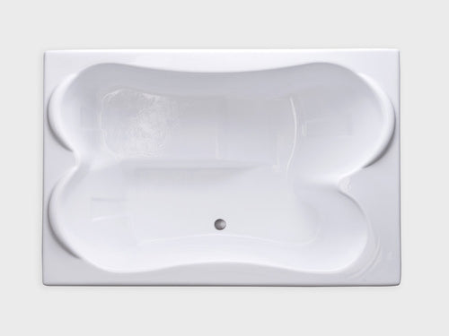 TPL7248 – 72″H x 48″W x 19.5″H – Acrylic Drop In Two Person Soaking Bathtub