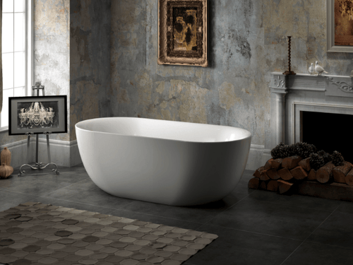 Tranquility 59″ White Freestanding Bathtub