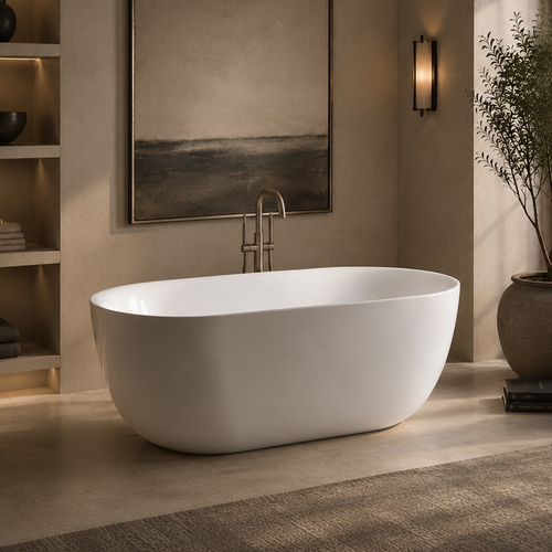 Tranquility 59″ Freestanding Soaking Tub