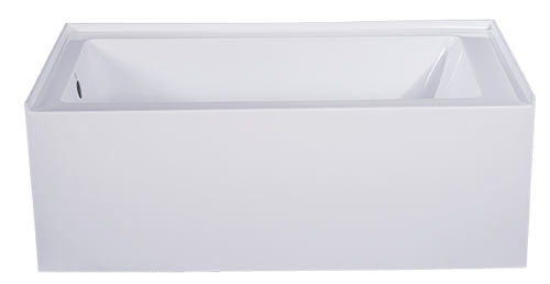 ALL6030 Alcove Bathtub 60″ x 30″ White, Left End Drain